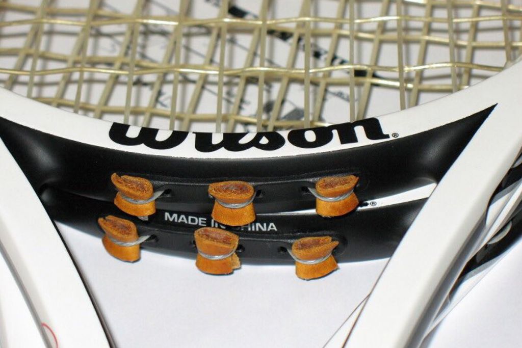 Solinco-Stencil motivo racchetta da Tennis con corde 